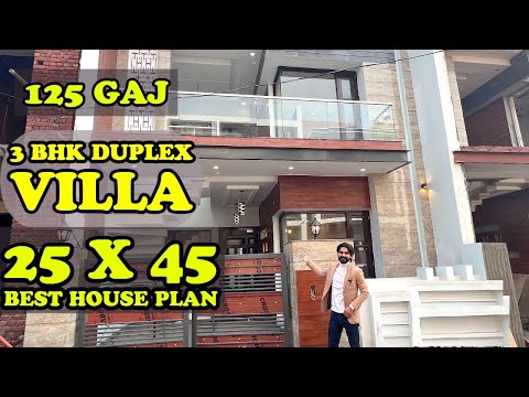 Best Luxury Interior Duplex House in Mohali With Best House Plan 25 X ...